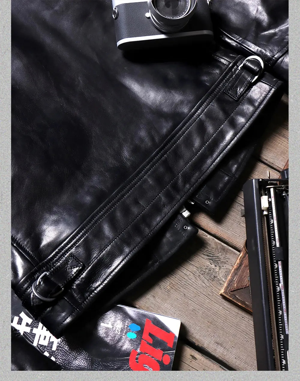 Tailor Brando Mulholland Drive 1.5mm Vegetable-Tanned Horsehide 1930 Men's Genuine Leather Motorcycle Jacket Tailor Brando