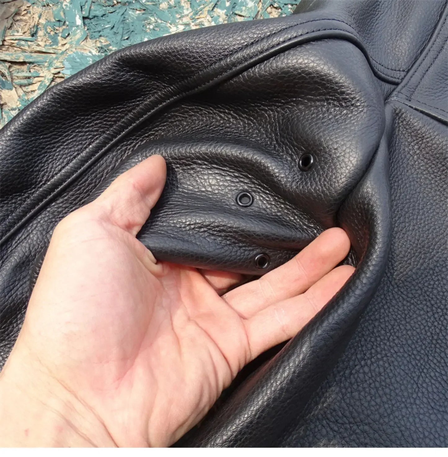 Heavy 1.7mm Full-grain Imported Old Cowhide Leather Leather Coat Long Trench Coat for Male Dispatcher.