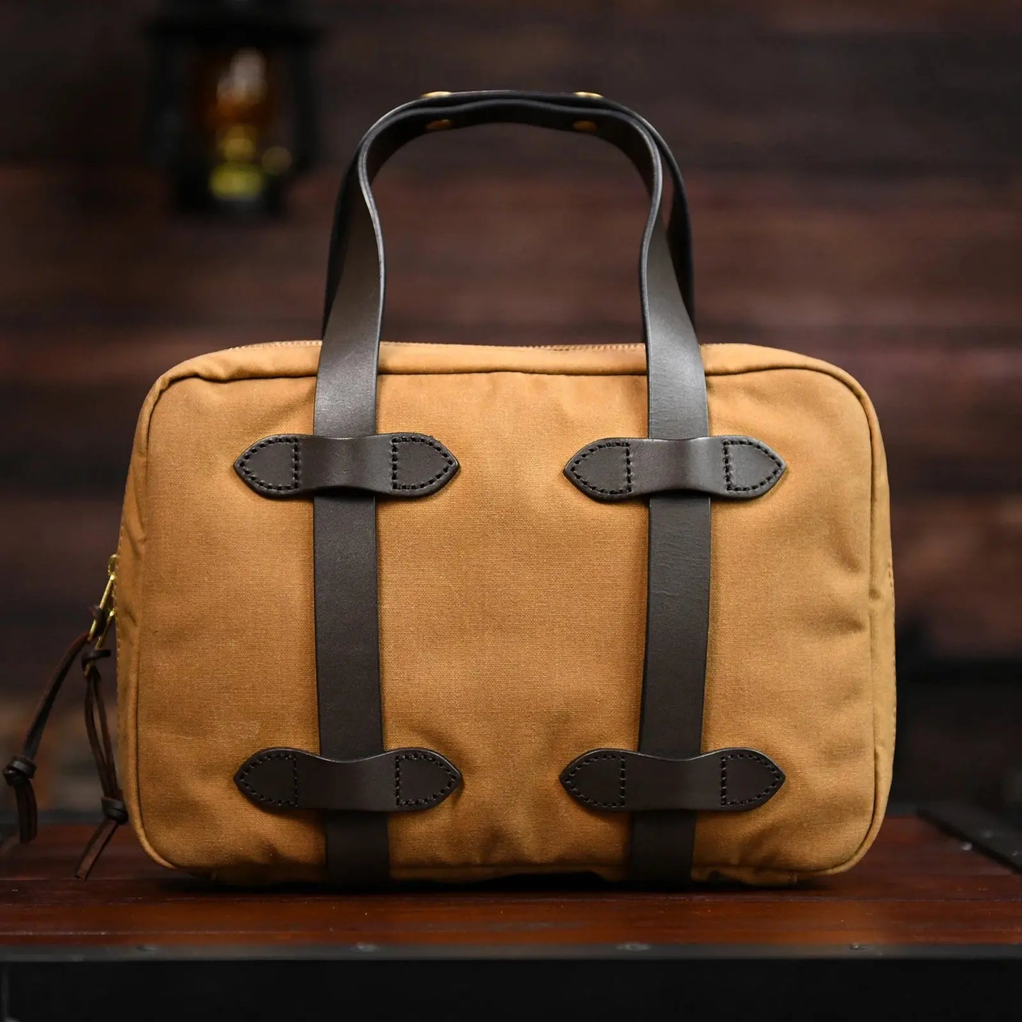 Tailor Brando Oil Waxed Canvas Small Briefcase Business Size 31*22*7cm Casual Fashionable Men's Handheld Ipad Organizer Bag Tailor Brando