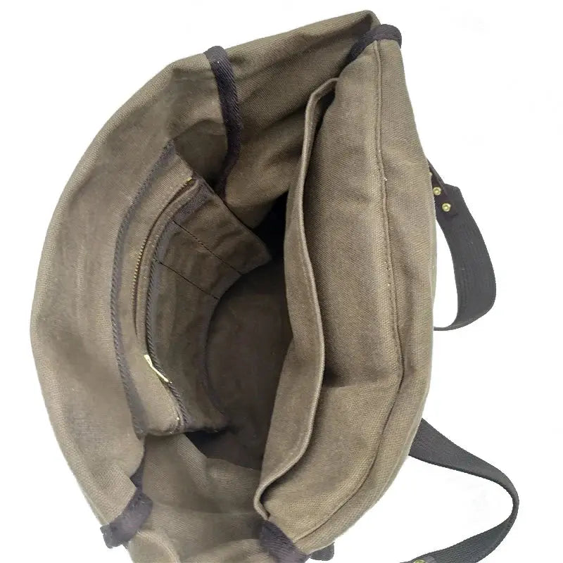 Tailor Brando Retro Large Capacity American 396 Wax Canvas Waterproof Outdoor Size 46*32*15cm Mountaineering Travel Backpack Tailor Brando