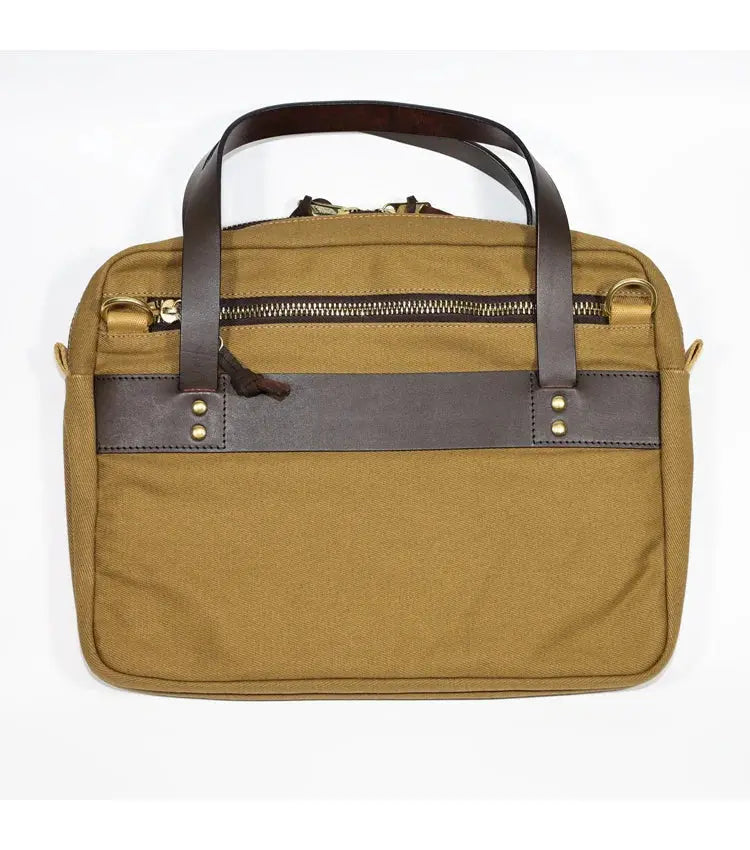 Tailor Brando American Retro Heavy Wax Canvas Shoulder Handbag Size 37*30*8cm Business Men's Briefcase Tailor Brando