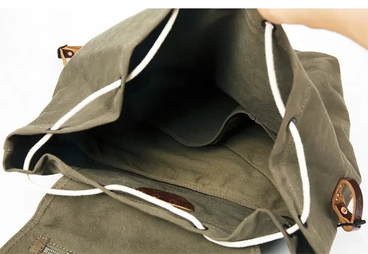 Tailor Brando M39 Swedish Military Backpack S ize 48*36*10Heavy Duty Washed Canvas Vintage Shoulder Bag Unisex Large Capacity Tailor Brando