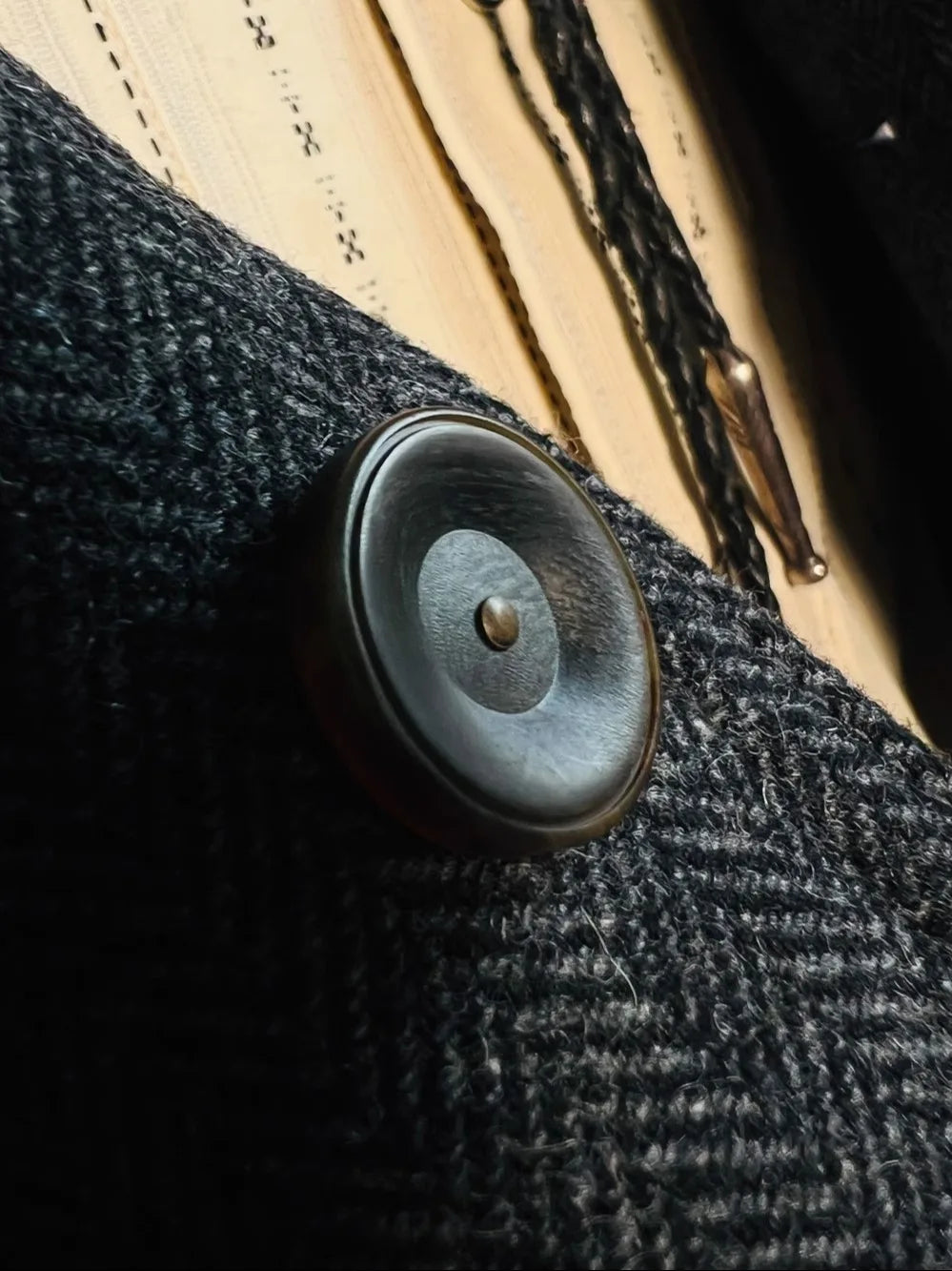 Tailor Brando Classic Herringbone Tweed Vest American Vintage Western Style Men's Slim Fit Vest