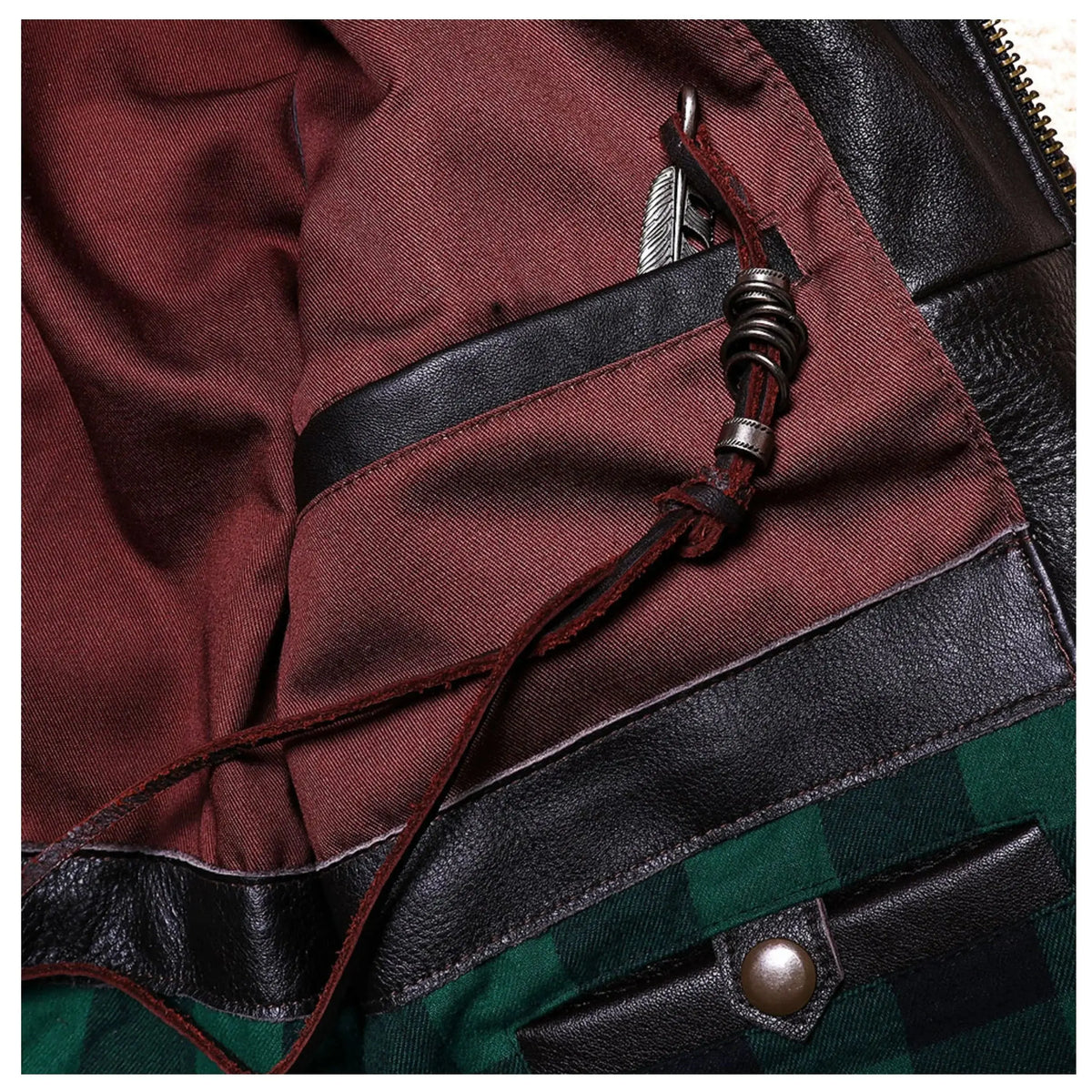 Tailor Brando American Vintage Classic A2 Aviator Jacket Men Lapel Classic Genuine Leather Jacket Tailor Brando