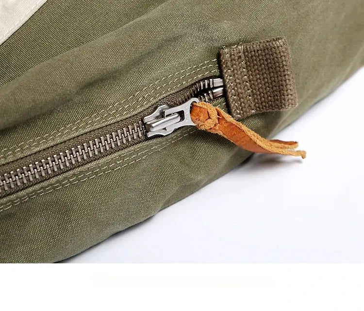 Tailor Brando Vintage Washed Encrypted Canvas Tote Bag Size 35*35*13cm Water-Repellent Handbag Travel Bag Tailor Brando