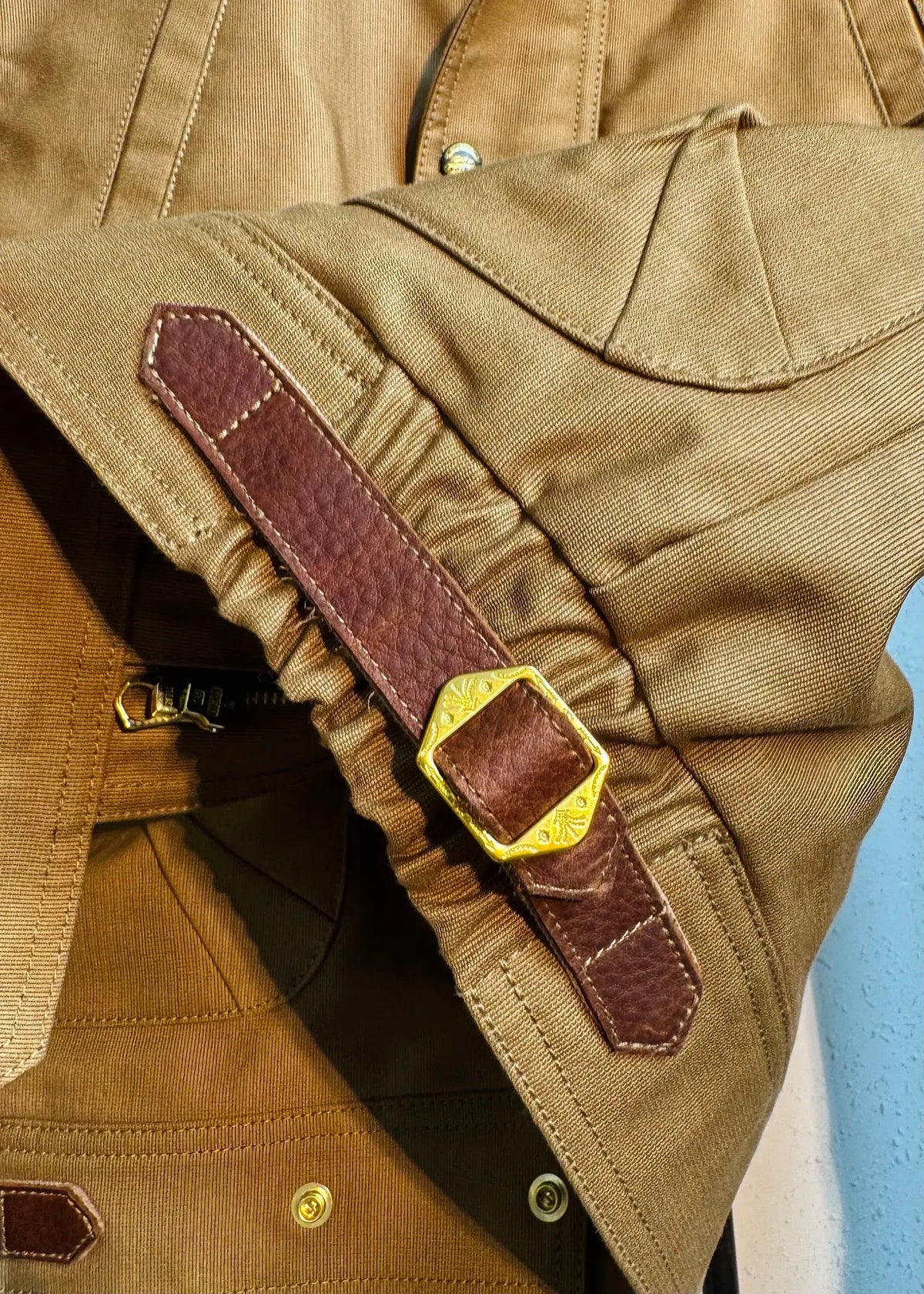 Tailor Brando Classic British-Style Pilot Jacket Men's Short-Length Ripstop Heavyweight Jungle Cloth Vintage Jacket Tailor Brando