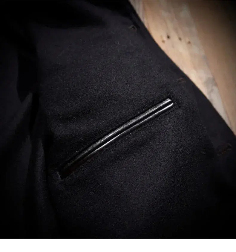 Tailor Brando Replica Classic Brakeman Uniform Jacket Japanese Tea Core Horsehide Men's American Retro Lapel Jacket Tailor Brando