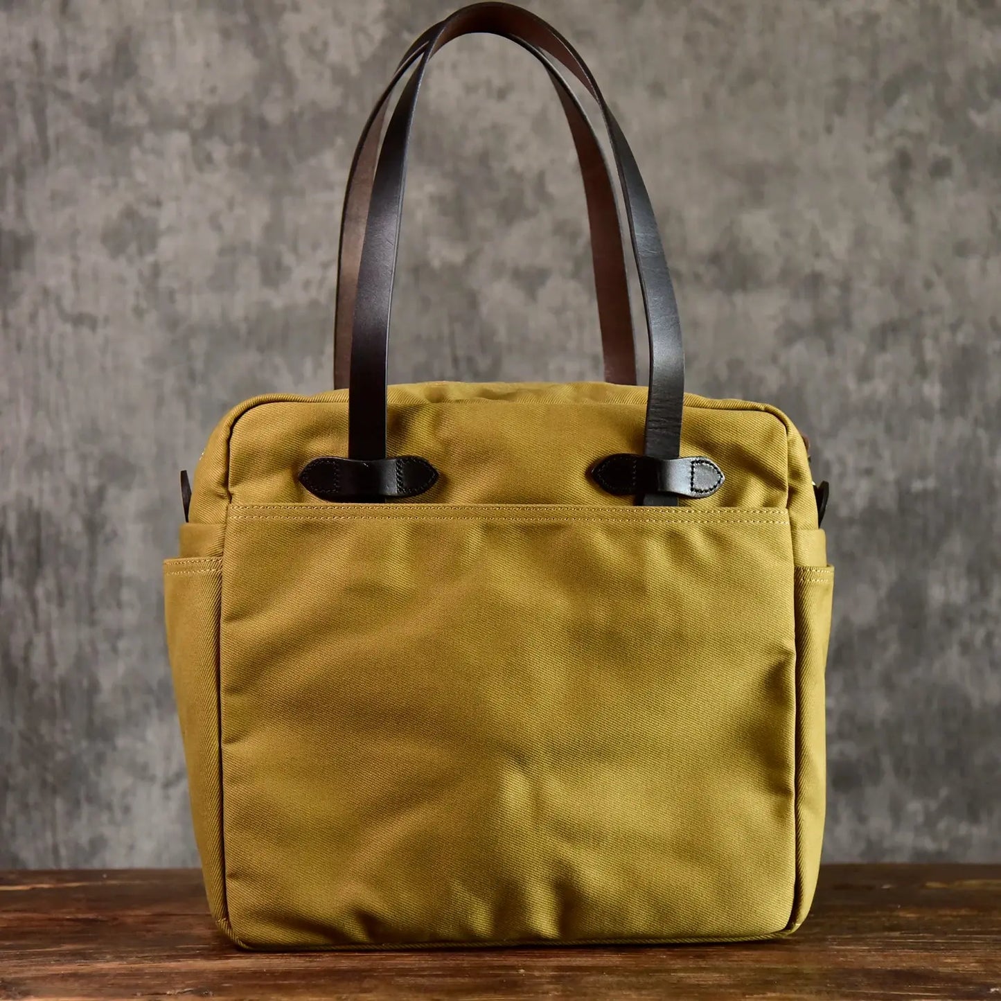 Tailor Brando 70261American Retro Oil Waxed Canvas Handbag Large Capacity Casual Fashion Simple Tote Bag Short Trip Shoulder Bag Tailor Brando