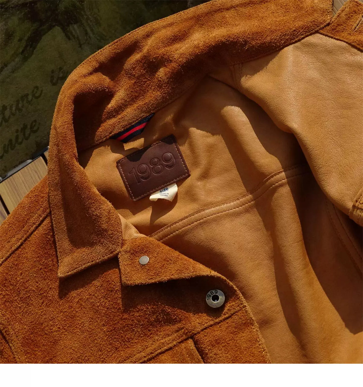 Tailor Brando Handaged Suede Cowhide Men's Classic 507 Retro Genuine Leather Jacket Tailor Brando