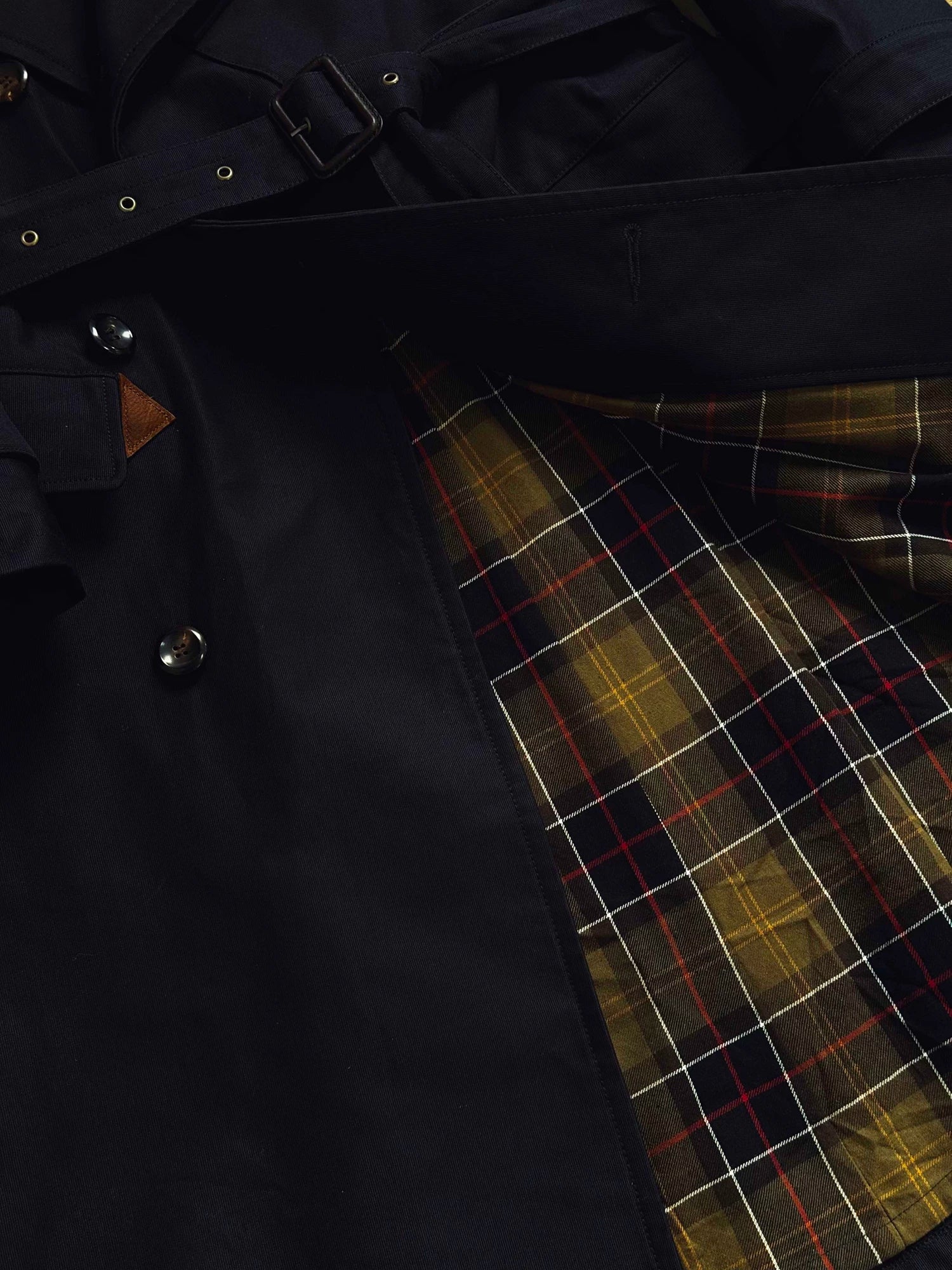 Tailor Brando Heavy Rip-proof Bushcloth British Cavalry Coat Mid-length Trench Coat Tailor Brando