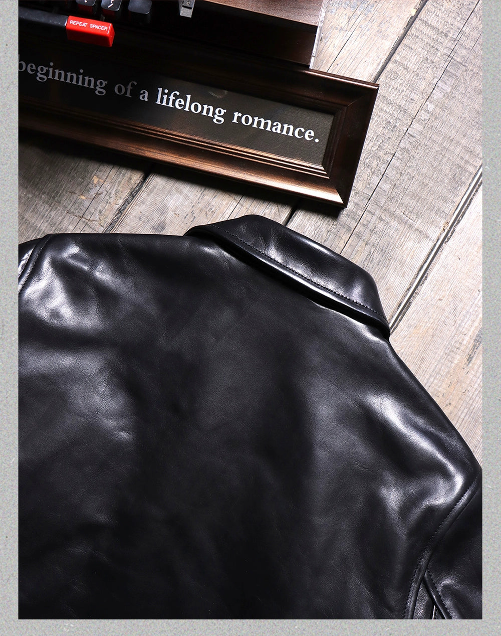 Tailor Brando Mulholland Drive 1.5mm Vegetable-Tanned Horsehide 1930 Men's Genuine Leather Motorcycle Jacket