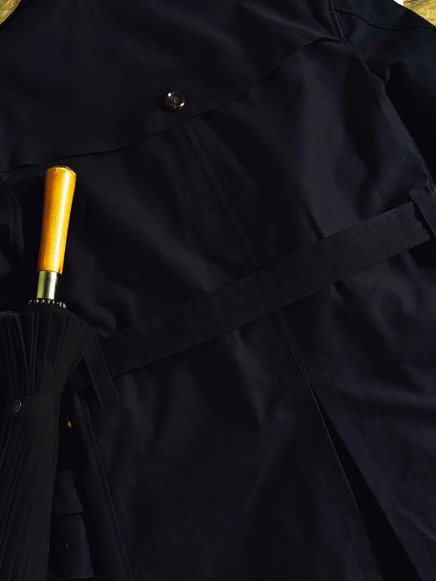 Tailor Brando Heavy Rip-proof Bushcloth British Cavalry Coat Mid-length Trench Coat Tailor Brando