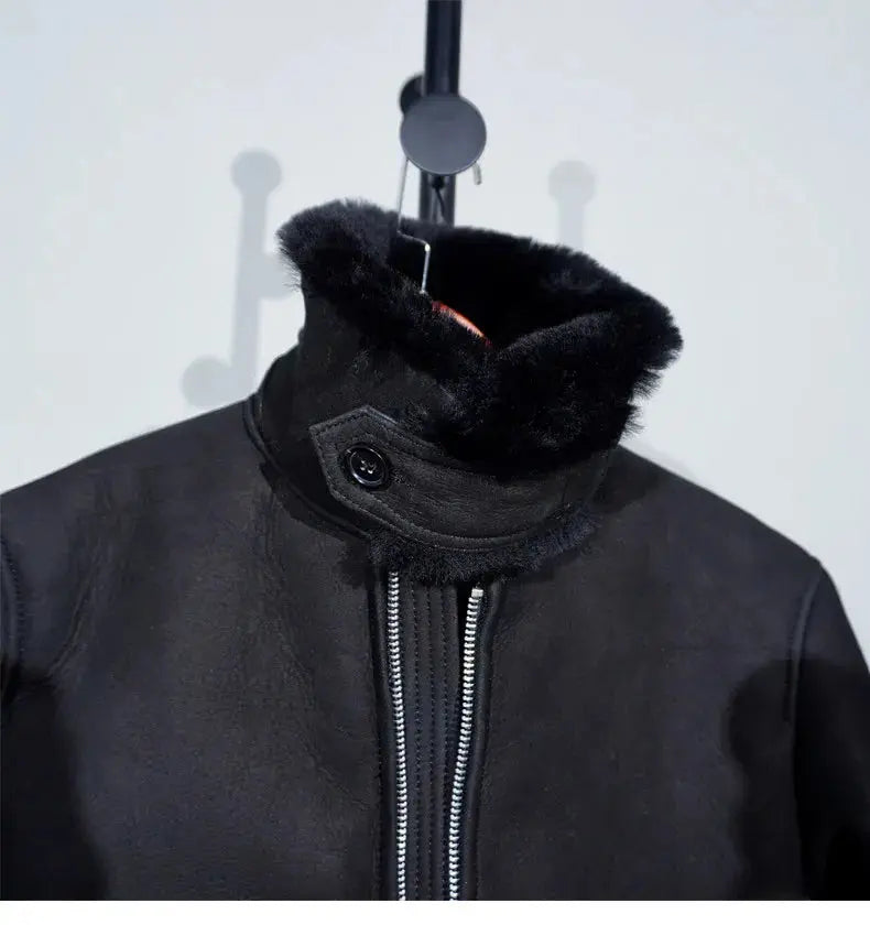 Tailor Brando Original Merino Sheepskin Classic G1 Men's Retro Winter Warm Genuine Fur Jacket Tailor Brando