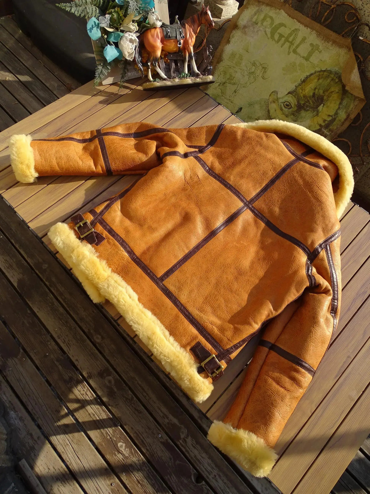Tailor Brando Turkish Shearling & Vegetable-Tanned Horsehide Men's