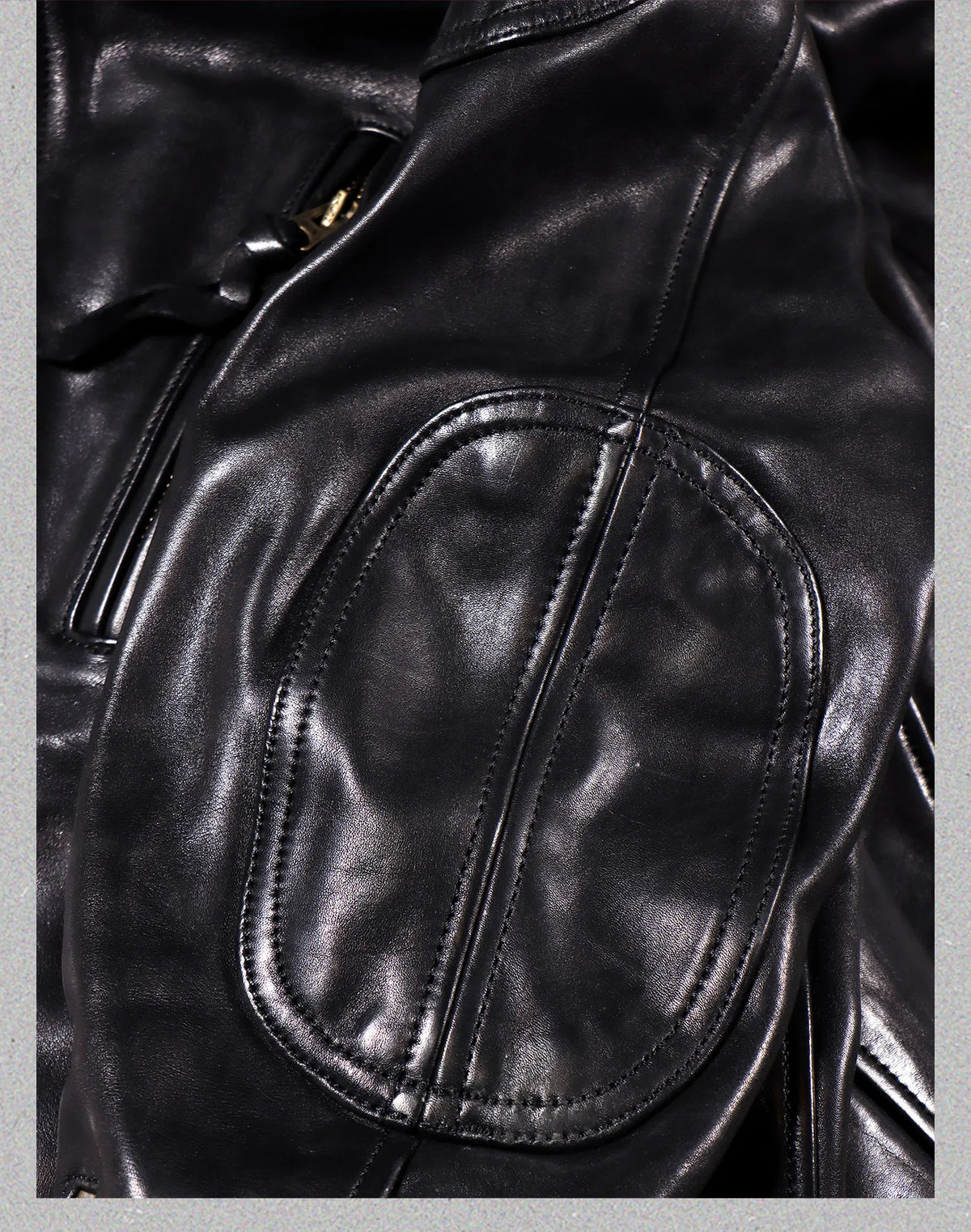 Tailor Brando 1.6mm Vegetable Tanned Horsehide Men's Classic Retro Venom Genuine Leather Biker Jacket Tailor Brando