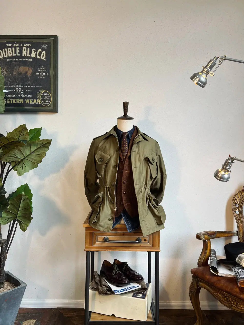 Tailor Brando 1970s Canadian Army Combat Trench Coat MKll 378gsm Heavyweight Ripstop Jungle Cloth Mid-Length Jacket Tailor Brando