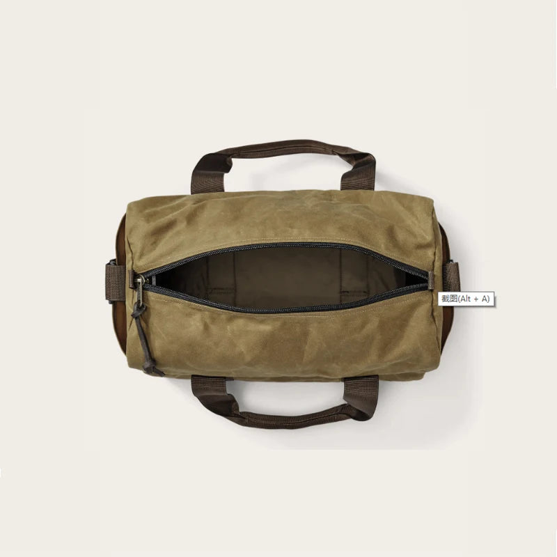 Tailor Branod American Retro Waxed Canvas 70110 Travel Bag Size 46*24*28cm Outdoor Waterproof Large Capacity Handbag