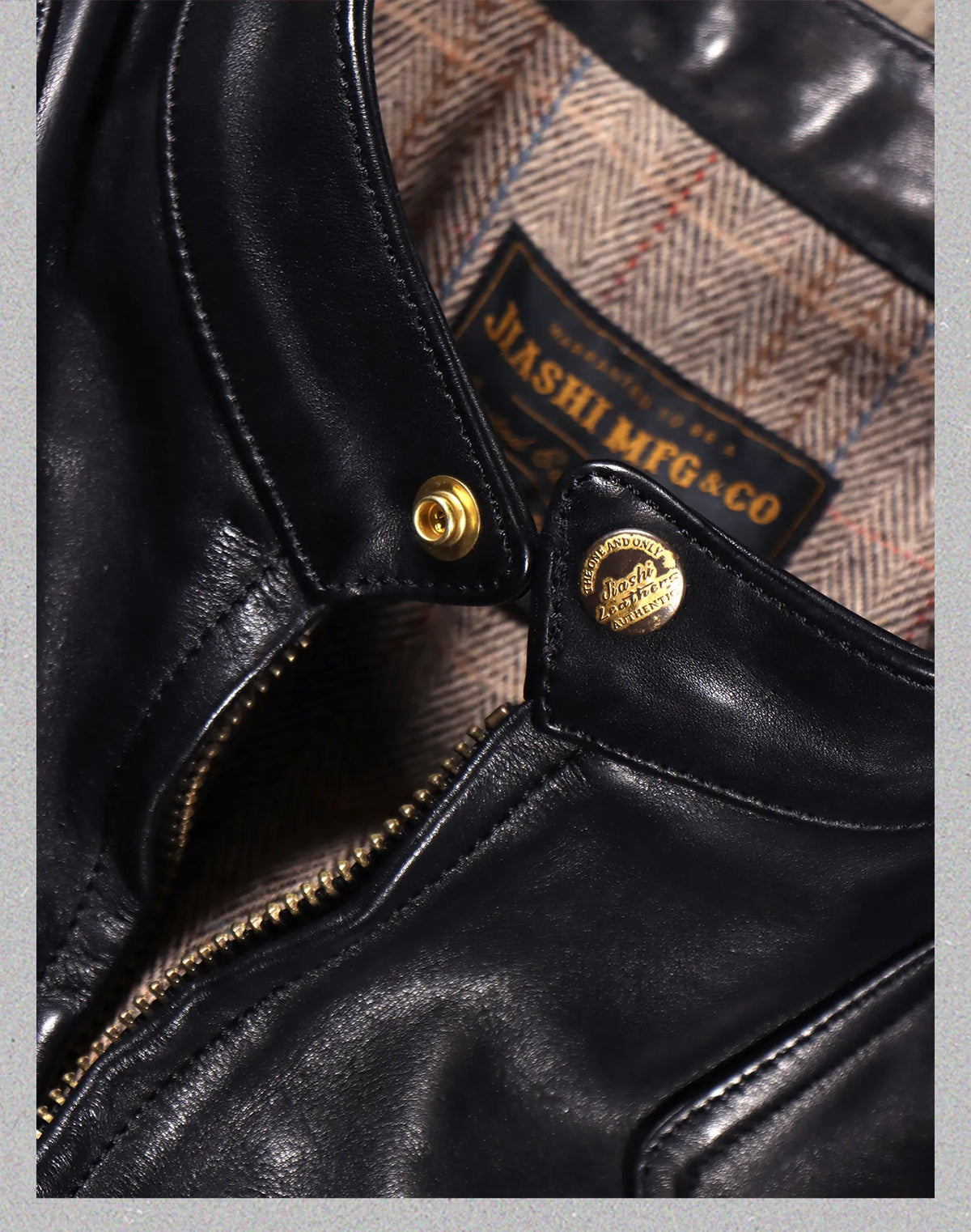 Tailor Brando 1.6mm Vegetable Tanned Horsehide Men's Classic Retro Venom Genuine Leather Biker Jacket Tailor Brando