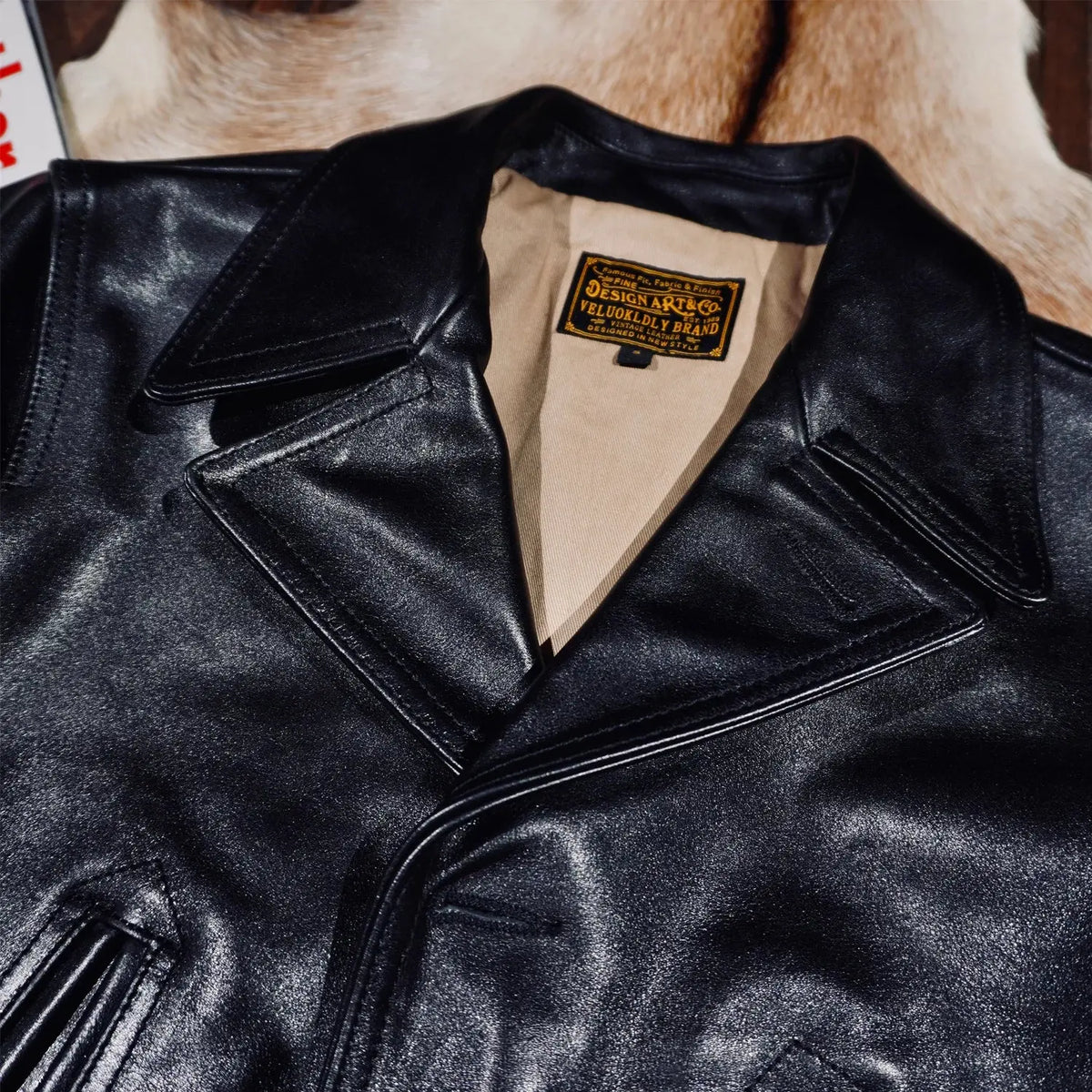 Tailor Brando Replica Frewh*rs Switchyard Coat Full-Grain Tea-Core Horsehide Men's American Vintage Genuine Leather Jacket Tailor Brando