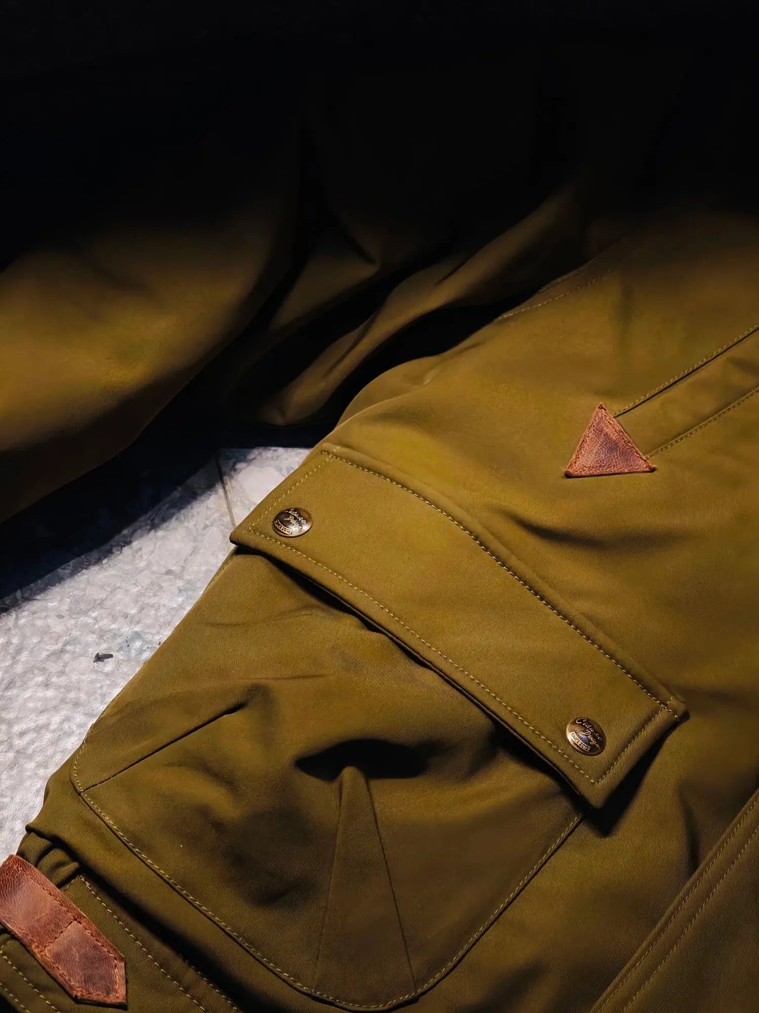 Tailor Brando British Pilot Jacket Short Cut Silhouette Lightweight Nylon Winter Down Jacket Tailor Brando