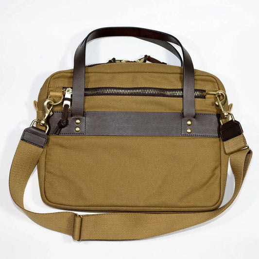Tailor Brando American Retro Heavy Wax Canvas Shoulder Handbag Size 37*30*8cm Business Men's Briefcase Tailor Brando