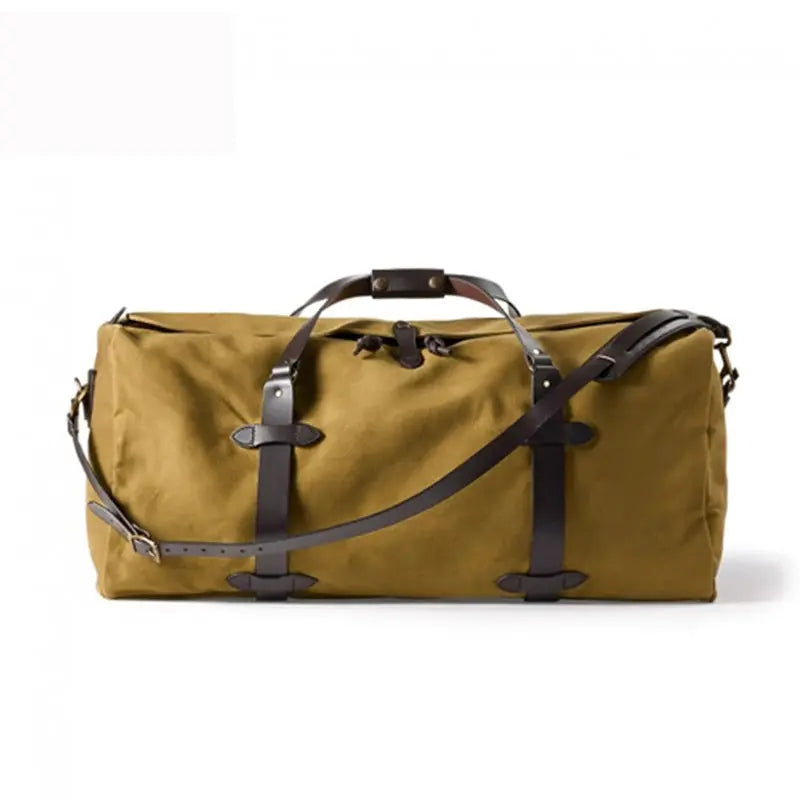 Tailor Brando American Vintage 70222 Heavyweight Oil-Waxed Canvas Travel Bag Large Capacity 58*33*28cm Handheld Shoulder Bag Tailor Brando