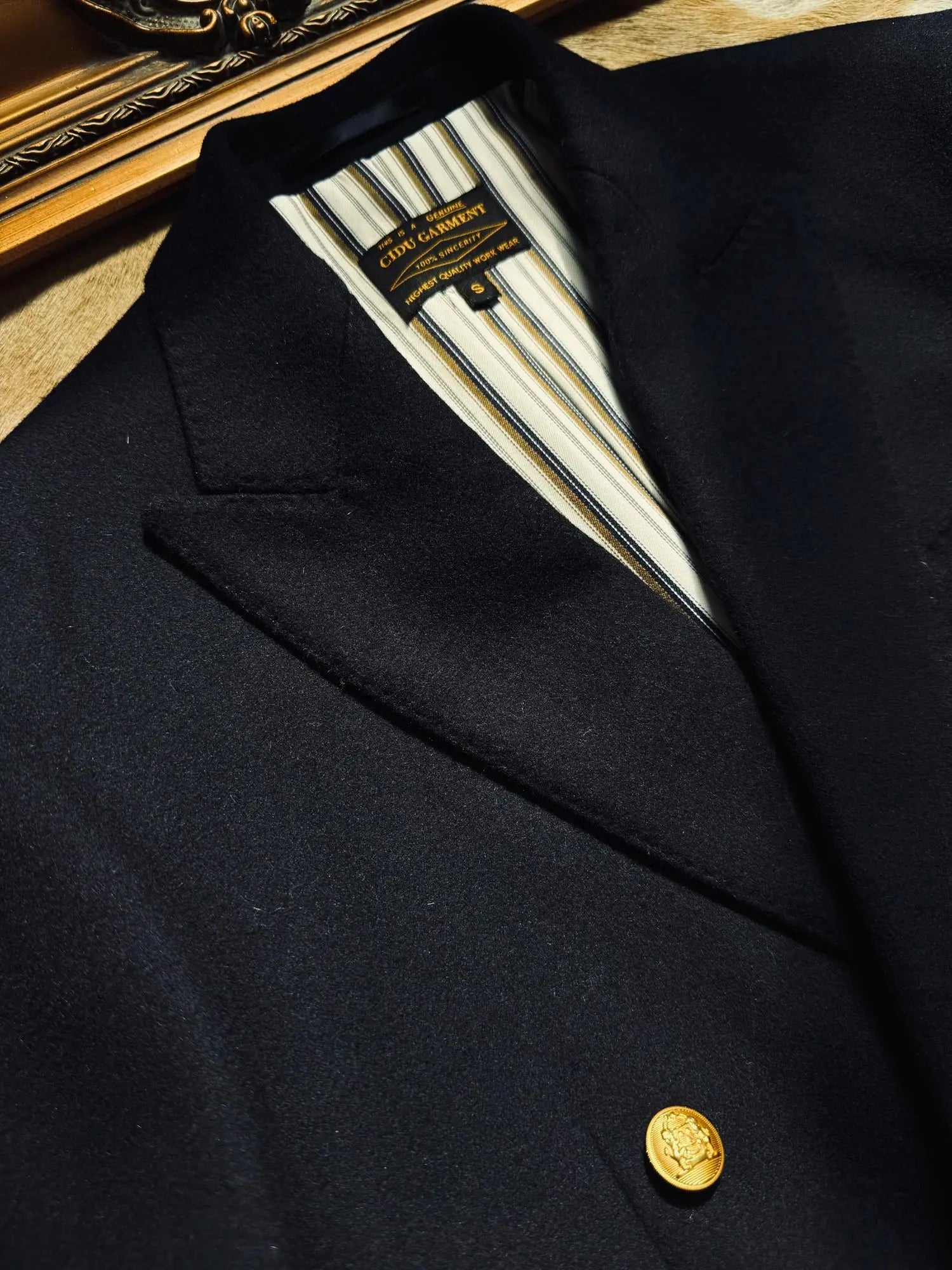 Tailor Brando Classic Double-Breasted Blazer Suit Jacket 600g Wool Blend Gentleman's Casual Suit Jacket Tailor Brando