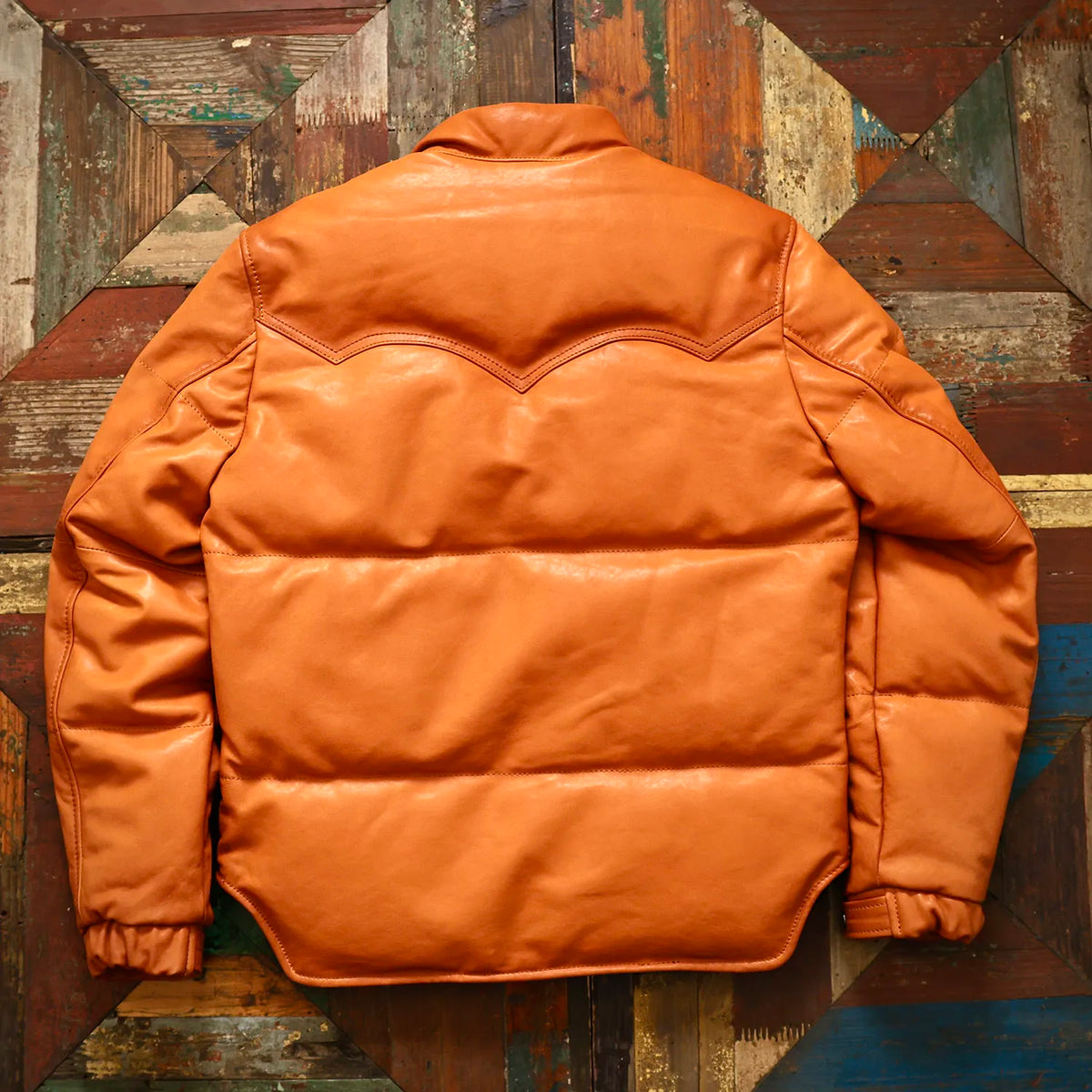 Tailor Brando Vegetable Tanned Sheepskin Classic White Dark Down Jacket Men's Retro Winter Warm Genuine Leather Down Jacket Tailor Brando