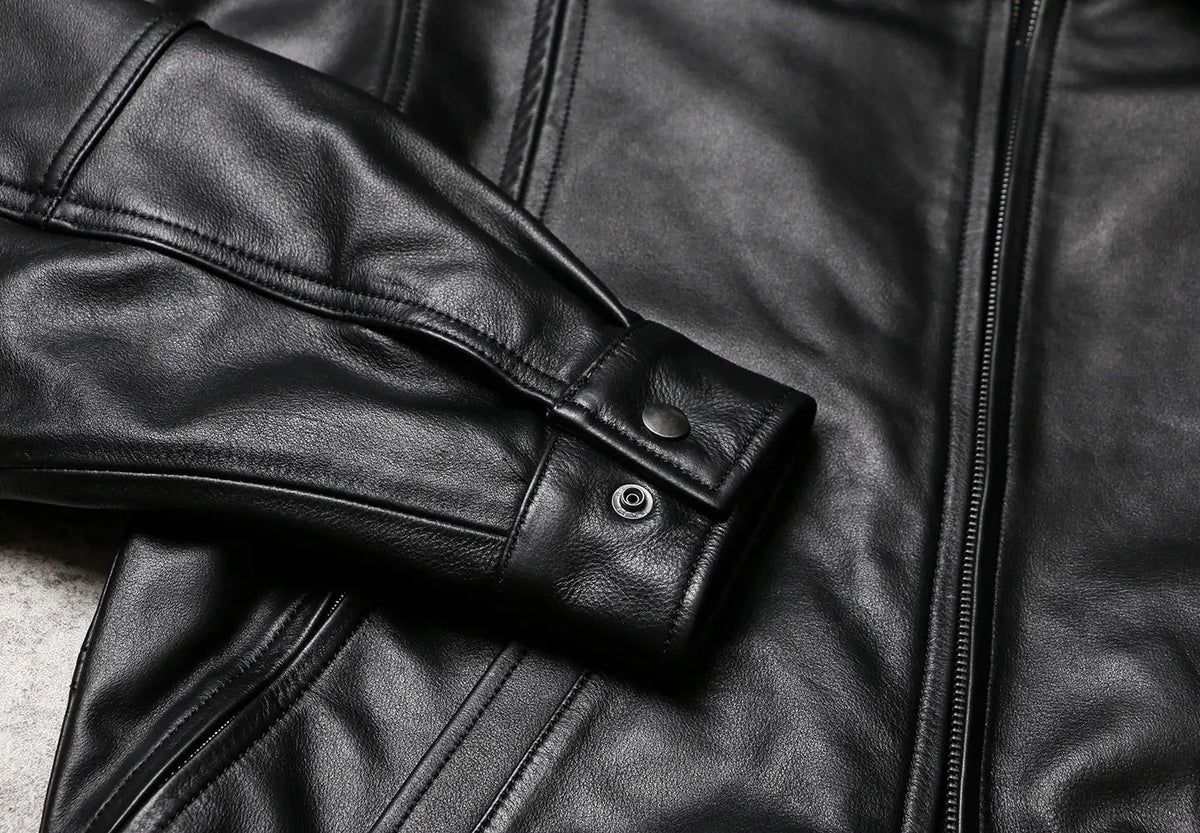 Tailor Brando Top-Grain Leather Vintage Oversized Men's Genuine Leather Jacket Tailor Brando