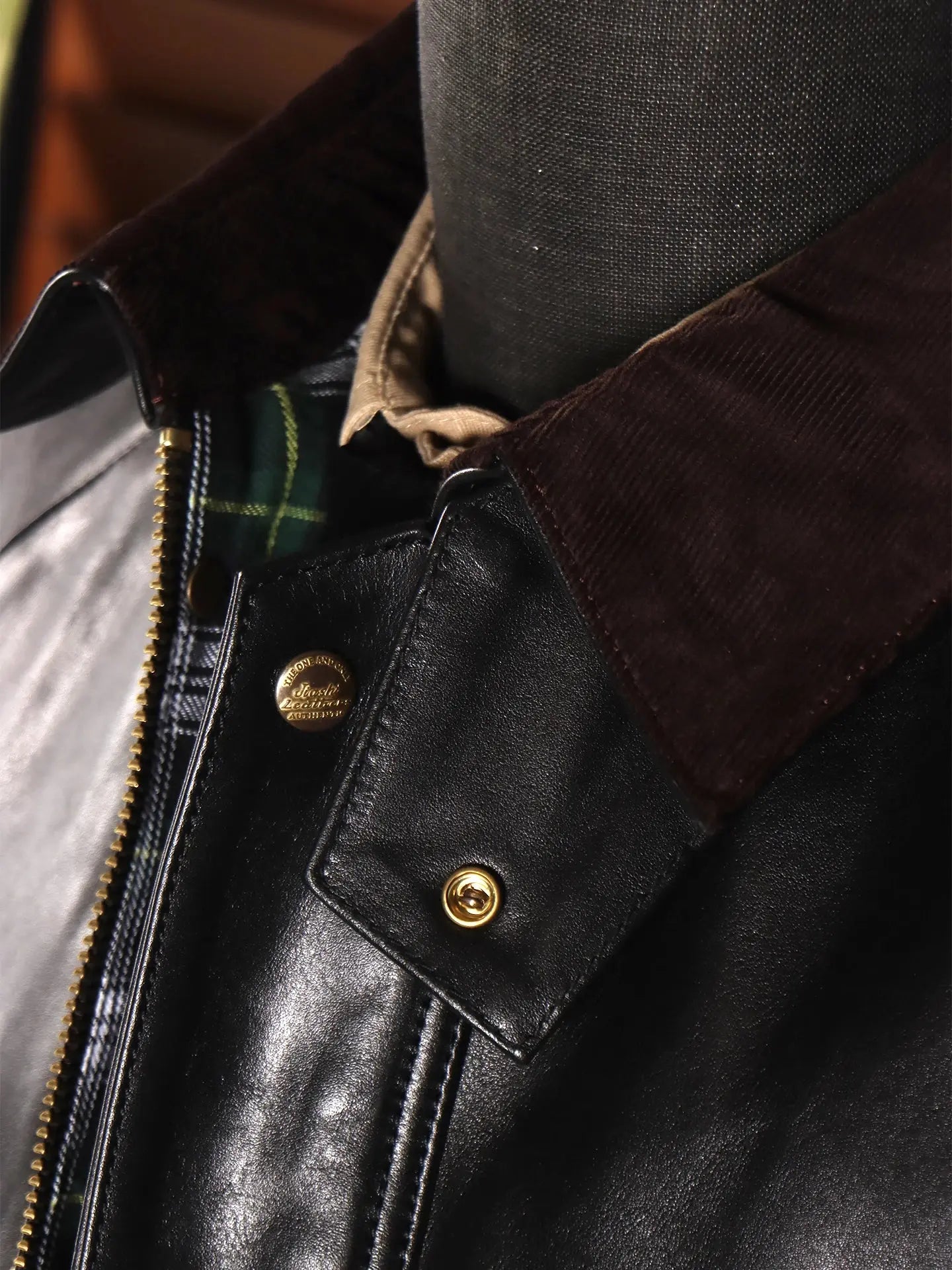 Tailor Brando Replica A*shby Full-Grain Vegetable-Tanned Horsehide Men's Genuine Leather Safari Jacket Tailor Brando