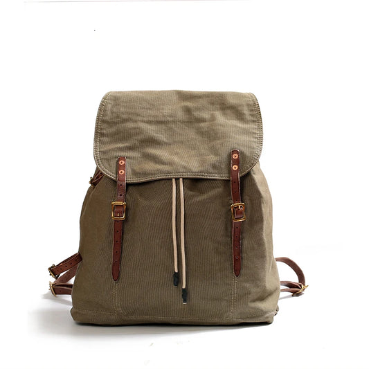 Tailor Brando M39 Swedish Military Backpack S ize 48*36*10Heavy Duty Washed Canvas Vintage Shoulder Bag Unisex Large Capacity