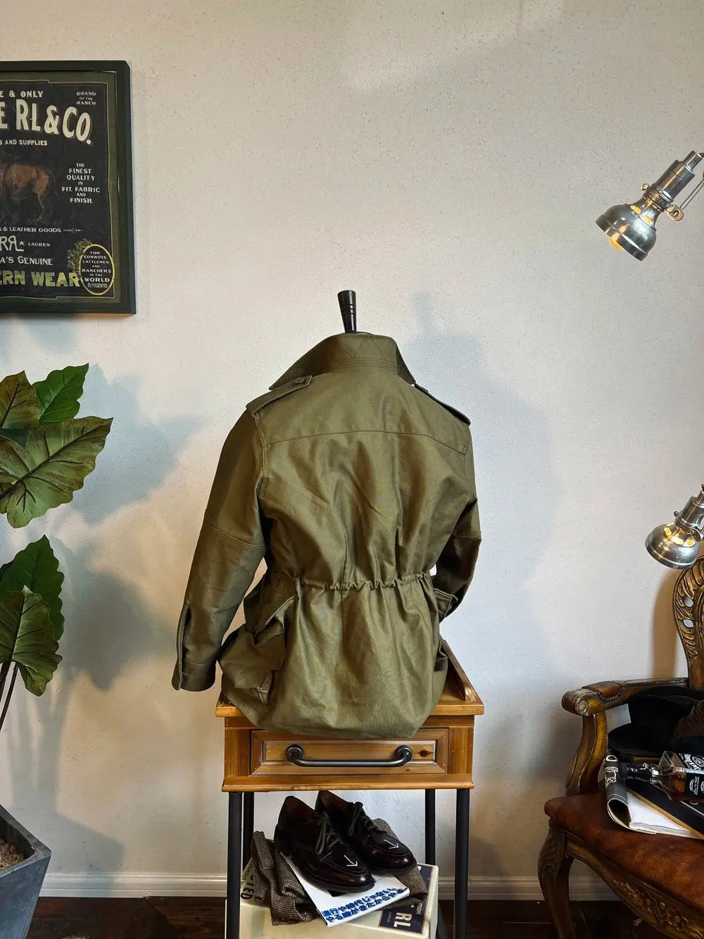Tailor Brando 1970s Canadian Army Combat Trench Coat MKll 378gsm Heavyweight Ripstop Jungle Cloth Mid-Length Jacket Tailor Brando