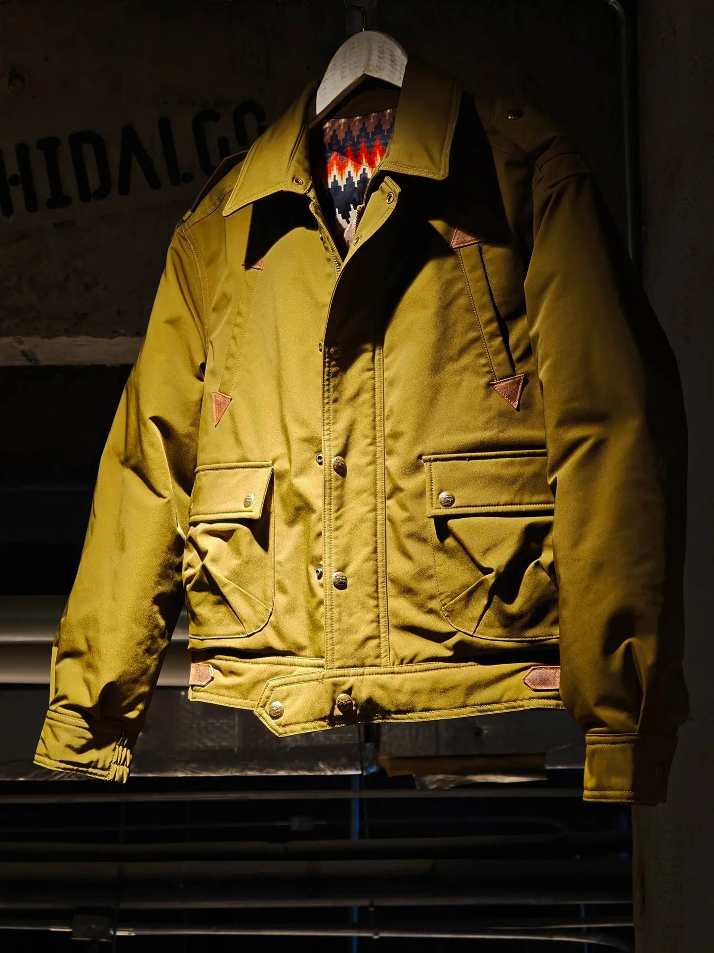 Tailor Brando British Pilot Jacket Short Cut Silhouette Lightweight Nylon Winter Down Jacket Tailor Brando