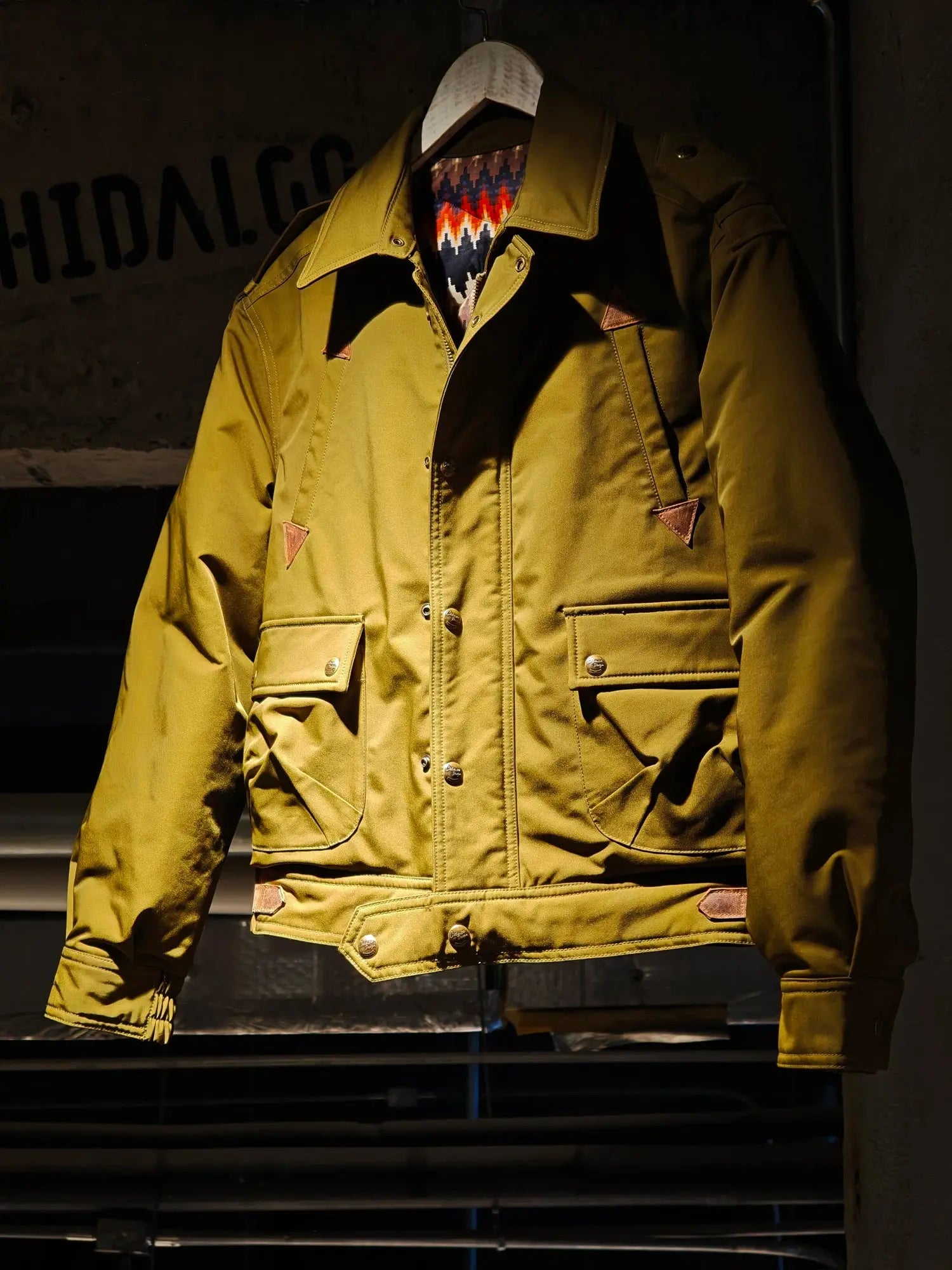 Tailor Brando British Pilot Jacket Short Cut Silhouette Lightweight Nylon Winter Down Jacket Tailor Brando
