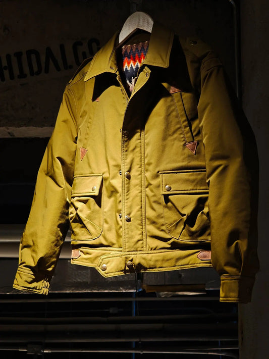 Tailor Brando British Pilot Jacket Short Cut Silhouette Lightweight Nylon Winter Down Jacket Tailor Brando