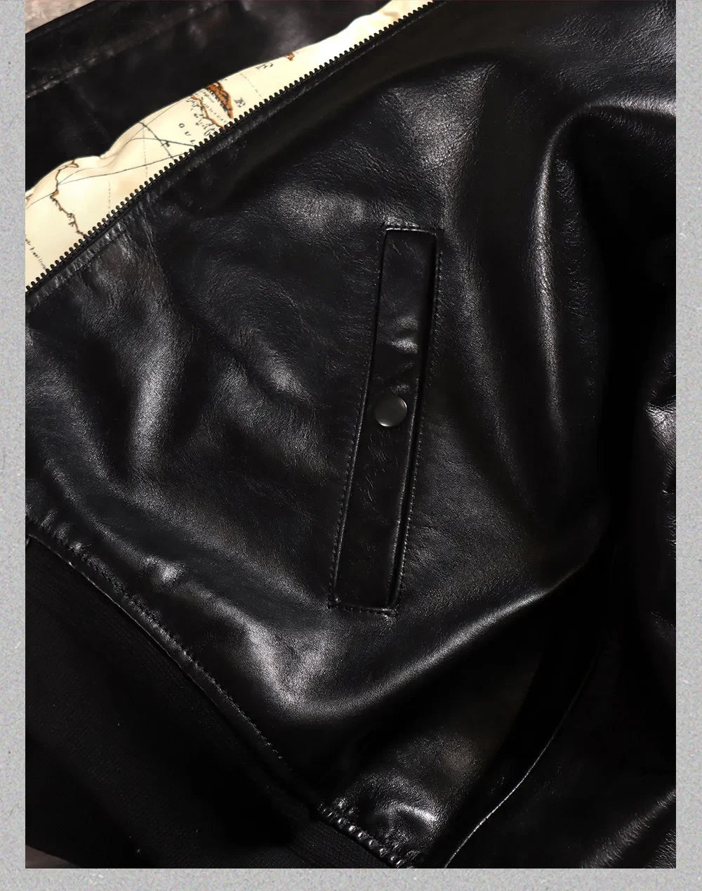 Tailor Brando Full-Grain Cowhide American Vintage B15 Men's Classic Lapel Genuine Leather Bomber Jacket Tailor Brando