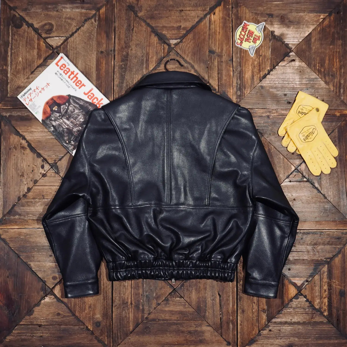 Tailor Brando American Vintage Italian Full-Grain Water-Dyed Cowhide Men's Oversize Genuine Leather Jacket Tailor Brando