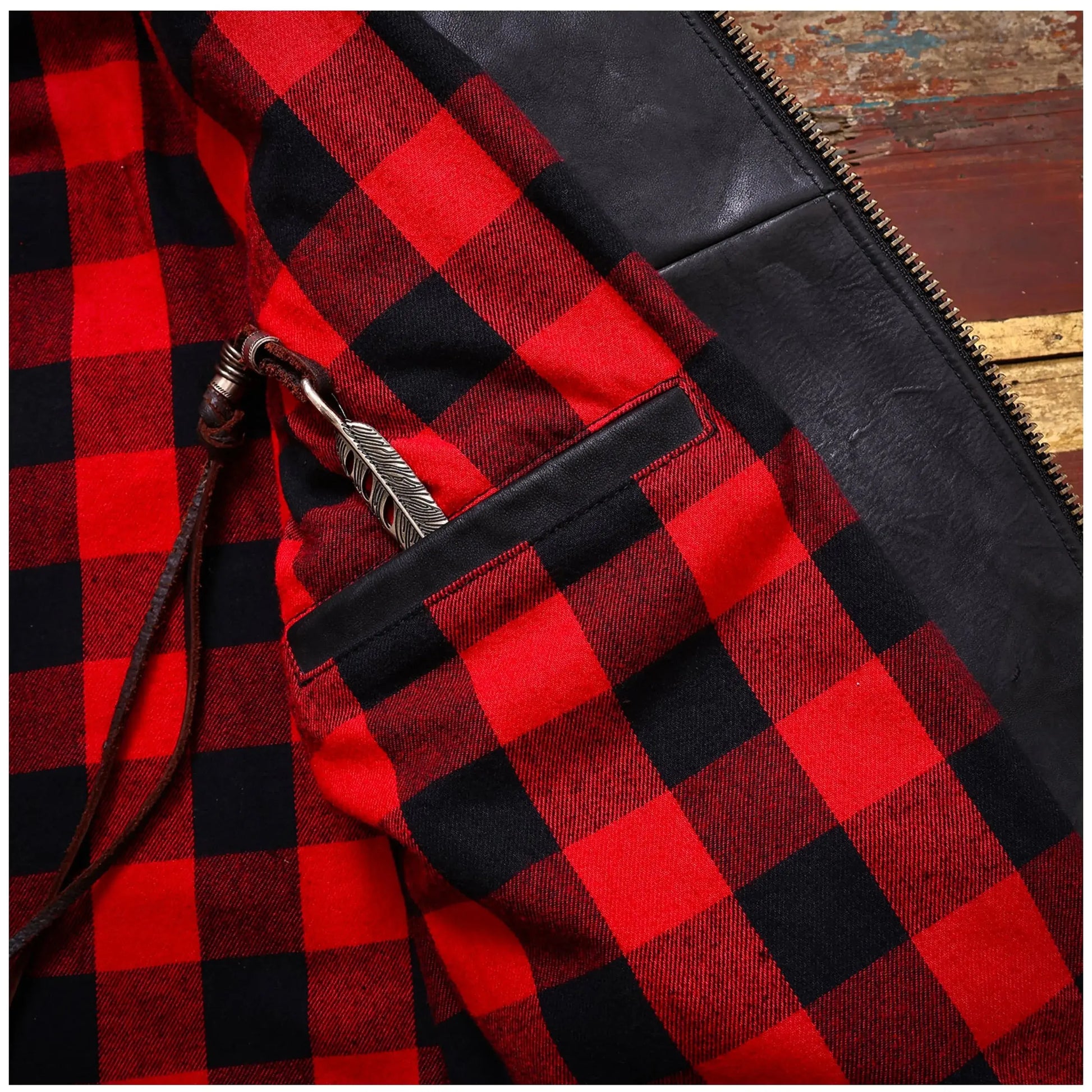 Tailor Brando Uncoated Brushed Wash Cowhide Men's Stand Collar Genuine Leather Biker Jacket Tailor Brando