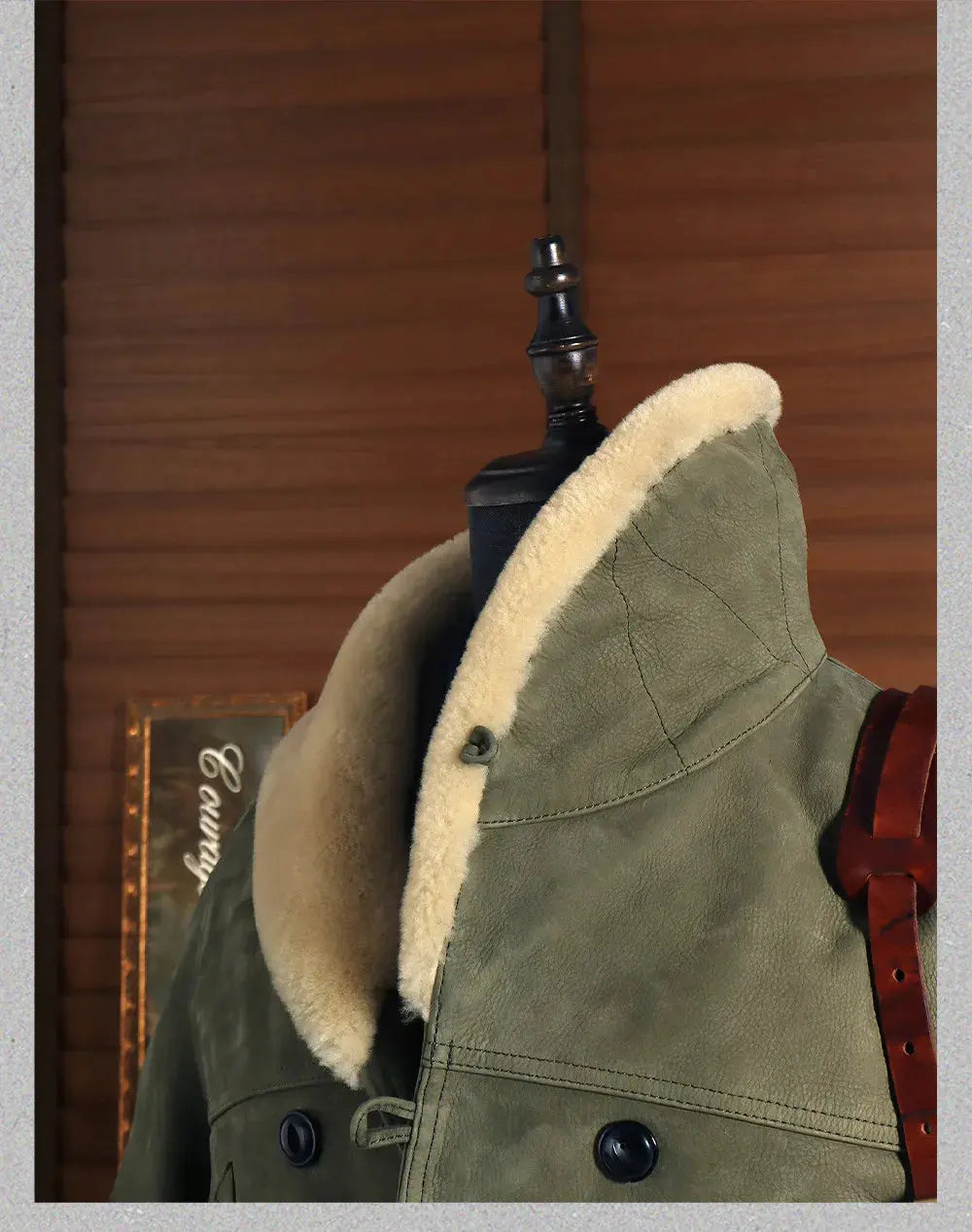 Tailor Brando Italian Uncoated Abrazine Cowhide American Retro Genuine Leather Jacket Men's Classic Farmer Mid-Length Coat Tailor Brando