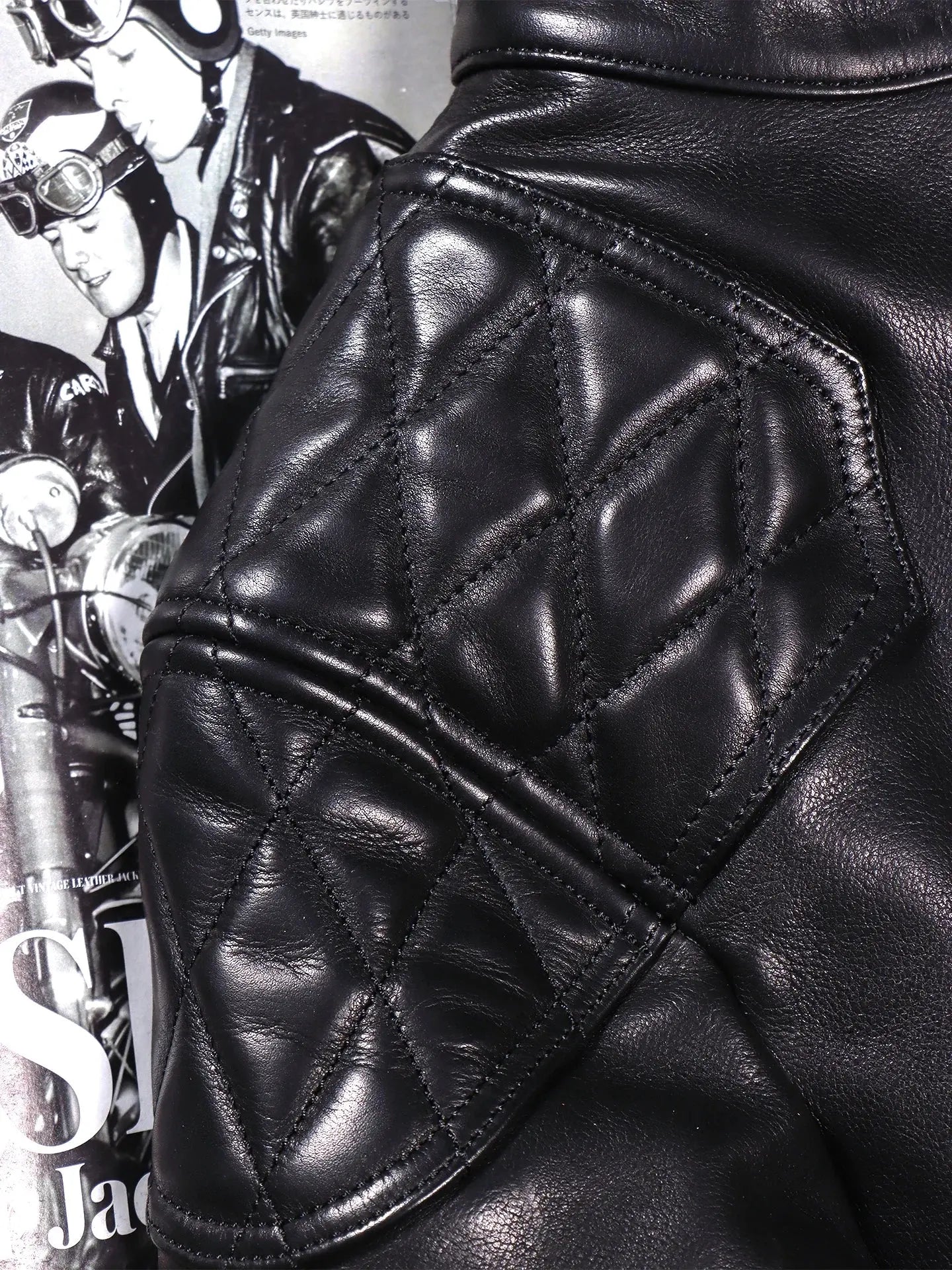 Tailor Brando 1.4mm Uncoated Vegetable-Tanned Calfskin Men's Classic Venom Retro Genuine Leather Motorcycle Jacket Tailor Brando