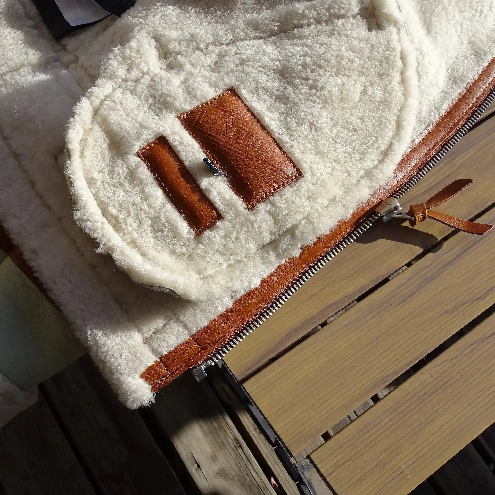 Tailor Brando Australian Natural Sheepskin Shearling Classic B3 American Retro Warm Bomber Jacket Tailor Brando