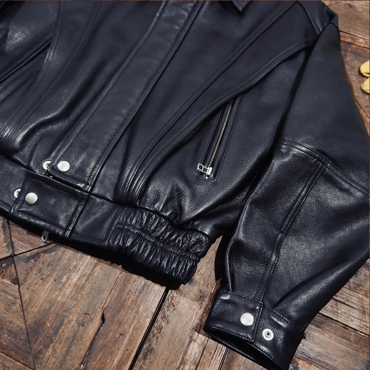 Tailor Brando American Vintage Italian Full-Grain Water-Dyed Cowhide Men's Oversize Genuine Leather Jacket Tailor Brando