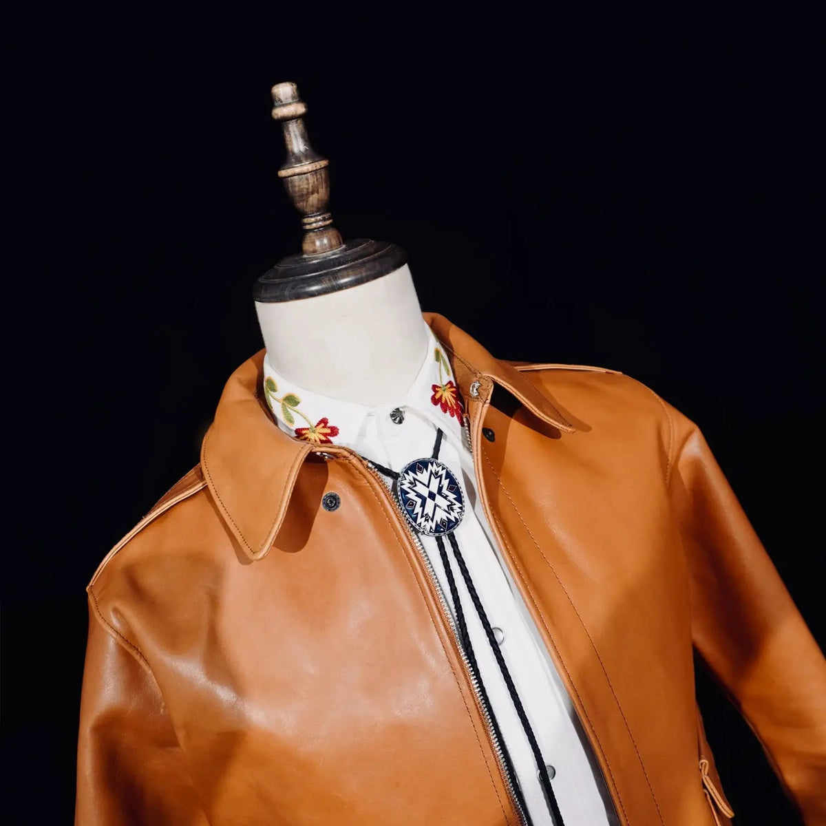 Tailor Brando East*m*n 16159 Classic A2 Vintage Pilot Jacket Men's Full-Grain Vegetable-Tanned Oil-Waxed Horsehide Jacket Tailor Brando