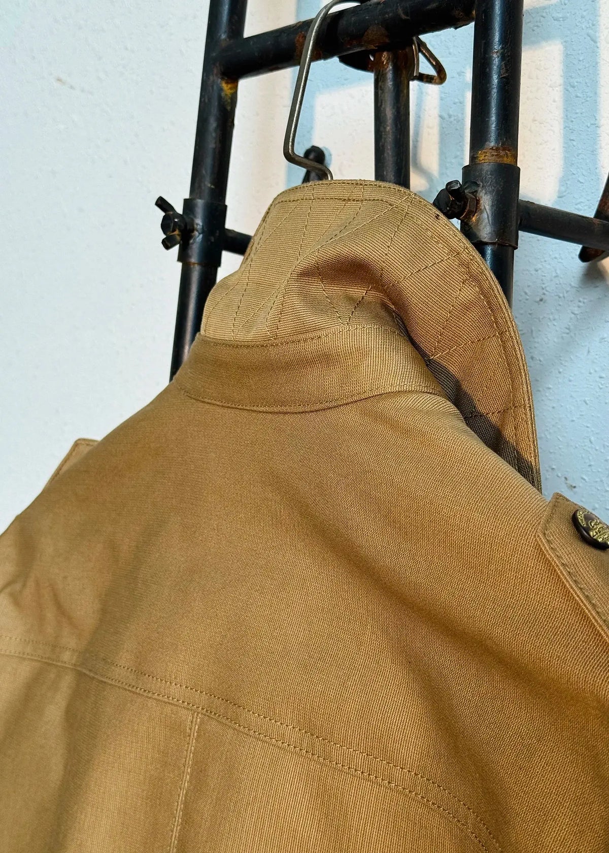Tailor Brando Classic British-Style Pilot Jacket Men's Short-Length Ripstop Heavyweight Jungle Cloth Vintage Jacket Tailor Brando