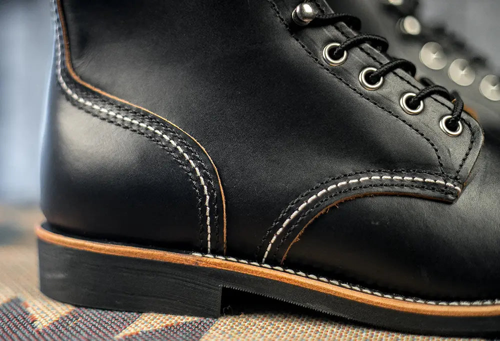 Italian Tea-core Cowhide Goodyear Work Boots Paratrooper Boots Tailor Brando